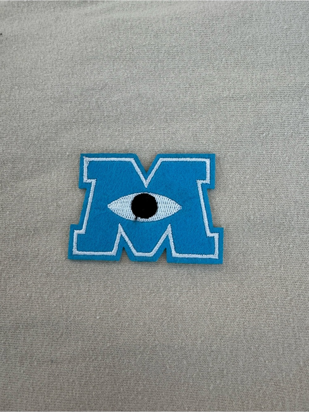 Monsters Inc Monster University Embroidered Iron on Patch
